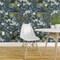 Pre-Pasted Wallpaper 2FT Wide Hand Drawn Dandelion Earth Tones Weeds Farmhouse Yarrow Transitional Tansy Common Flowers Custom Pre-pasted Wallpaper by Spoonflower